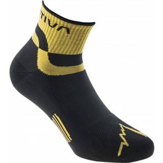 👉 Sock zwart s uniseks La Sportiva - Trail Running Socks Hardloopsokken maat S, 8020647856695