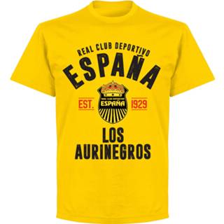 👉 Shirt geel Real Club Deportivo Espana Established T-shirt -
