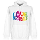 👉 Hoodie wit Love Football -