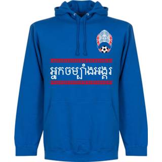 👉 Hoodie blauw royal Cambodia Team -