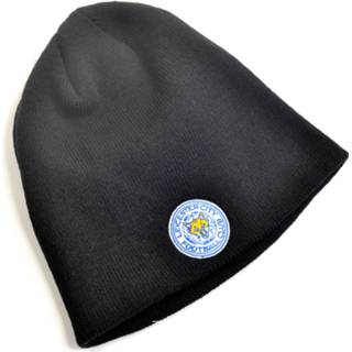 👉 Beanie zwart Leicester City -