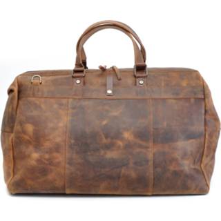 👉 Weekendtas mannen unisex bruin ruvido leer Berba Weekend Bag coffee 8720143250408