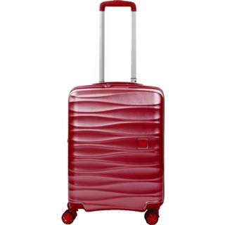 👉 Trolley polycarbonate rood Roncato Stellar 4 Wiel Cabin Exp rosso scuro Harde Koffer 8008957523490