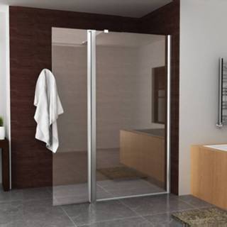 👉 Zijwand Boss & Wessing Draaibaar Hoekprofiel 30x200cm NANO coating 8mm 8719304531616