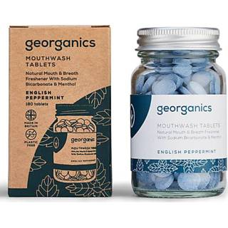 👉 Mondwater Georganics Tabletten - Engelse Pepermunt 5060480200050