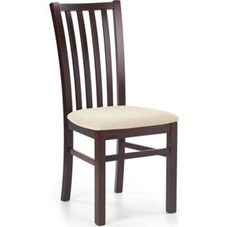 👉 Eetkamerstoel beige ari walnoot Helga in met