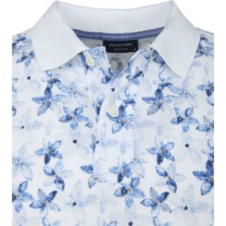 👉 Short sleeve blauw katoen XXL male Profuomo Polo Bloemen 8719064734067 2900033284034