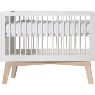 👉 Babybed babykamer wit kinderen baby's MDF Kidsmill Sixties Mat / Naturel 60 x 120 cm