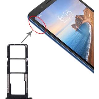 👉 Simkaarthouder zwart active SIM-kaarthouder + Micro SD-kaarthouder voor Xiaomi Redmi 7A (zwart) 6922295744268