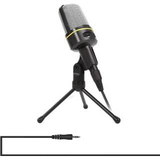 👉 Condensator zwart active Yanmai SF-920 professionele Geluidsopnamemicrofoon met statiefhouder, kabellengte: 2,0 m, compatibel pc en Mac voor live uitzending, KTV, enz. (Zwart) 6922276791342