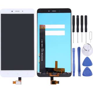 👉 Digitizer wit active Lcd-scherm en volledige montage voor Xiaomi Redmi Note 4 / 4X Prime (wit)