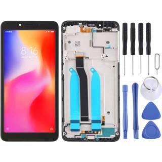 👉 Digitizer zwart active Lcd-scherm en volledige montage met frame voor Xiaomi Redmi 6A / 6 (zwart) 6922693322396