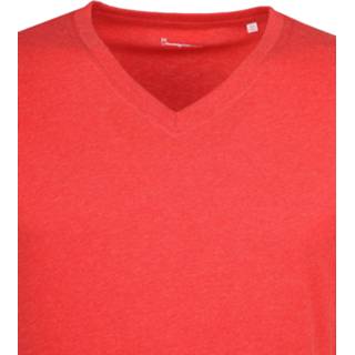👉 Rood duurzaam XL male Knowledge Cotton Apparel V-Hals 5710569296008 2900027779027
