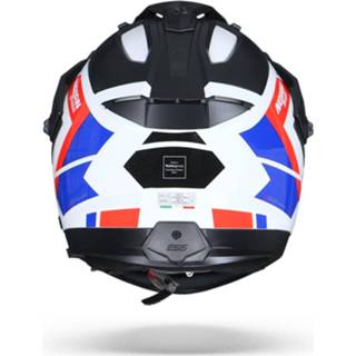 👉 Pinlock inbegrepen active polycarbonaat binnenvoering multihelm graphic micrometrisch glans blauw wit rood Nolan n70-2 x grandes alpes 26 metal adventurehelm 8030635229516 8030635227567