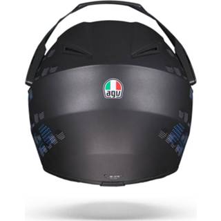 👉 Active adventurehelm blauw binnenvoering glasvezel pinlock inbegrepen graphic AX9 Dubbel-D mat zwart Agv antartica 8051019038401