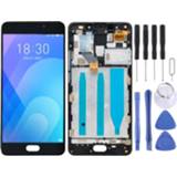 👉 Digitizer zwart active LCD-scherm en Volledige montage met frame voor Meizu M6 Note (zwart) 6922476481968