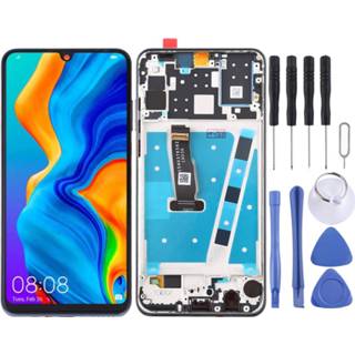 👉 Digitizer zwart active Lcd-scherm en volledige montage met frame voor Huawei P30 Lite / Nova 4e (zwart) 6922331518488