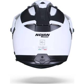 👉 Glans pinlock inbegrepen polycarbonaat active zwart Mono-Color binnenvoering multihelm micrometrisch wit Nolan n70-2 x classic 5 metal adventurehelm 8030635208917 8030635208900