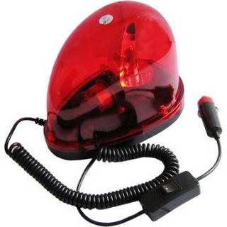 👉 Rood, 12V sigarettenaansteker Adapter draaiend waarschuwingslicht (rood)