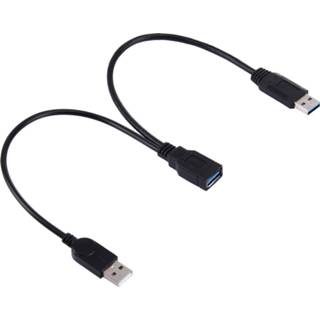 👉 Active computer mannen 2-in-1 USB 3.0 female naar 2.0 + mannelijke kabel voor / laptop, lengte: 29 cm 6922671436282