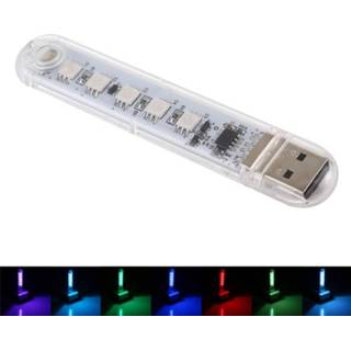 👉 Ledlamp klein active 5V Kleurrijke 5LEDs USB LED-lamp Draagbaar nachtlampje met schakelaar 6922924706933