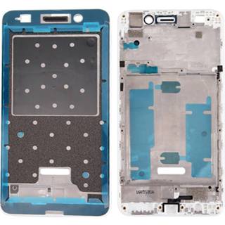 👉 Voor Huawei Honor 5A / Y6 II Front Behuizing LCD Frame Bezel Plate (Wit)