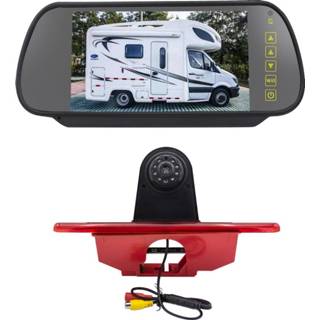 👉 Remlicht active PZ465 Car Waterproof View Camera + 7 inch achteruitkijkmonitor voor Citroen / Peugeot Toyota 6922309540213