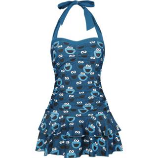 👉 Badpak blauw zwempak Sesame Street Cookie Monster 4044583749600