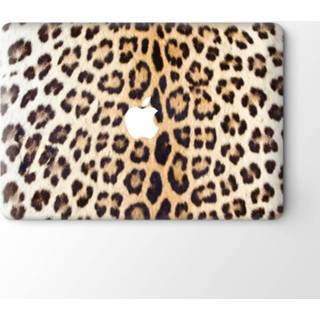 👉 Vinyl zwart leopard brown bruin Lunso - sticker MacBook Pro 16 inch 9145425545246