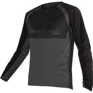 👉 Fiets shirt zwart XXL mannen Endura - MT500 Burner Trikot II L/S Fietsshirt maat XXL, 5055939970417
