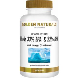 👉 Gezondheid Golden Naturals Visolie 33% EPA & 22% DHA Capsules 8718164647918