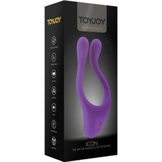 👉 Purper Toyjoy Icon Couples Stimulator Purple 8713221466716