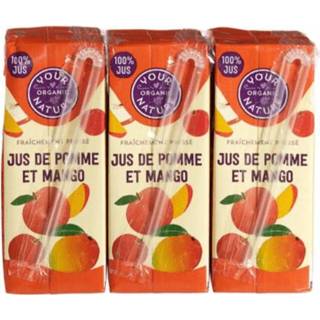 👉 Eten mannen Your Organic Nature Appel Mango Sap 6 pakjes 8711521954759