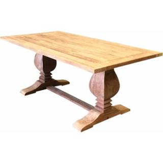 👉 Terrastafel teak active Geneva old dining tuintafel 240x100xH77,5 cm