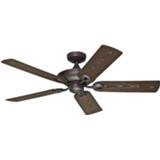 👉 Plafondventilator Hunter Maribel New Bronze (Ã) 132 cm Kleur ventilatorbladen: Noten behuizing: Brons 49694505552