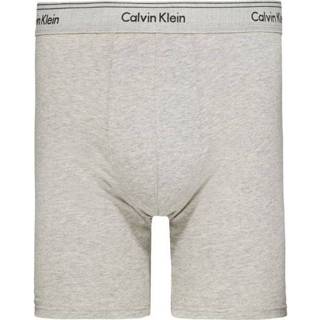 👉 Boxer short elasthaan male large L|S grijs Large|Small Calvin Klein boxershort brief long heritage athletic heather grey