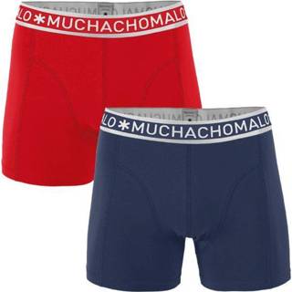 👉 Elasthaan elastaan blauw male jongens rood graphite Muchachomalo Boys 2-Pack Solid - Blue Red