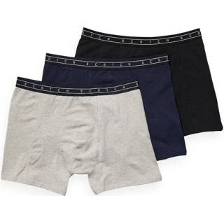 👉 Boxer short elastaan male l s|xl|xxl|m|l s|xl|xxl|m zwart s|xl|xxl|l blauw grijs Scotch & Soda 3-pack boxershorts - grijs/blauw/zwart