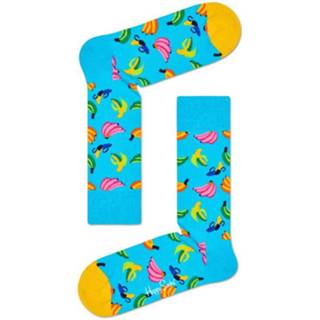 👉 Elastaan unisex print blauw Happy Socks Banana -
