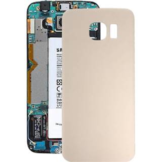 👉 Batterij achterkant voor Galaxy S6 / G920F (goud)