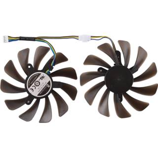 👉 DC 12V 4-pins VGA grafische kaart Koelventilator voor Zotac Geforce GTX 1080 Ti GTX 1080Ti AMP-editie, diameter: 95 mm, paar