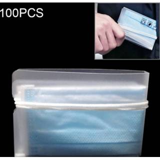 👉 Organizer active 100 STKS Masker Opvouwbare Opbergcliphouder Monddemper