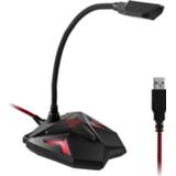 👉 Zwart active Yanmai G55 capacitieve gaming-microfoon met LED-indicator (zwart) 6922340374358