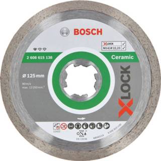 👉 Bosch X-LOCK Standard for Ceramic diamantdoorslijpschijf 125mm trimschijf 3165140933360