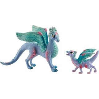 👉 Schleich bayala - Bloemendrakenmama en baby, speelgoedfiguur 70592