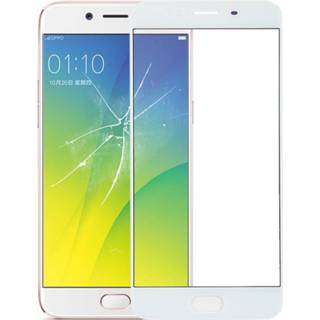 👉 Voorste scherm buitenste glazen lens voor OPPO R9sk (wit)