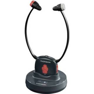 👉 Grijs rood Thomson WHP6309BT Bluetooth, Kabel HiFi In Ear oordopjes Grijs, 4047443418302