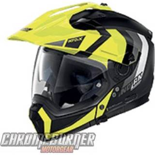 👉 Adventurehelm pinlock inbegrepen graphic micrometrisch mat geel binnenvoering polycarbonaat active antraciet wit zwart Nolan n70-2 x decurio 30 flat 8030635649758