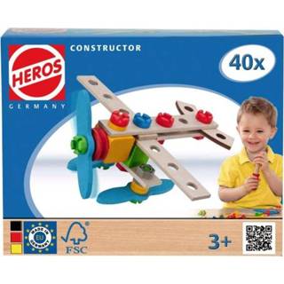 Vliegtuig Heros Constructor Vliegtuig, 40-delig 4051902390139