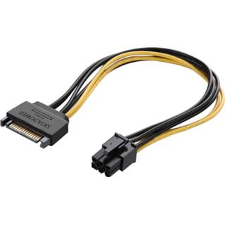 👉 Videokaart active computer 20 cm SATA 15-pins naar 6-pins PCI Express grafische voedingskabel 6922113493569